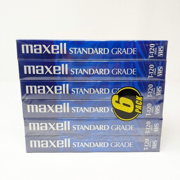Maxell Cameras, Photo & Video 6 Pack Maxell Blank Vhs Tapes 6 Hour
